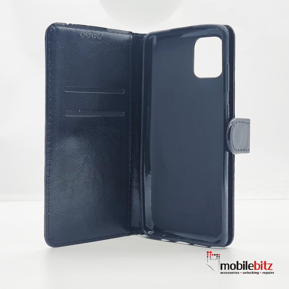 PU Leather Wallet Black Case For Samsung Galaxy Note 10 Lite