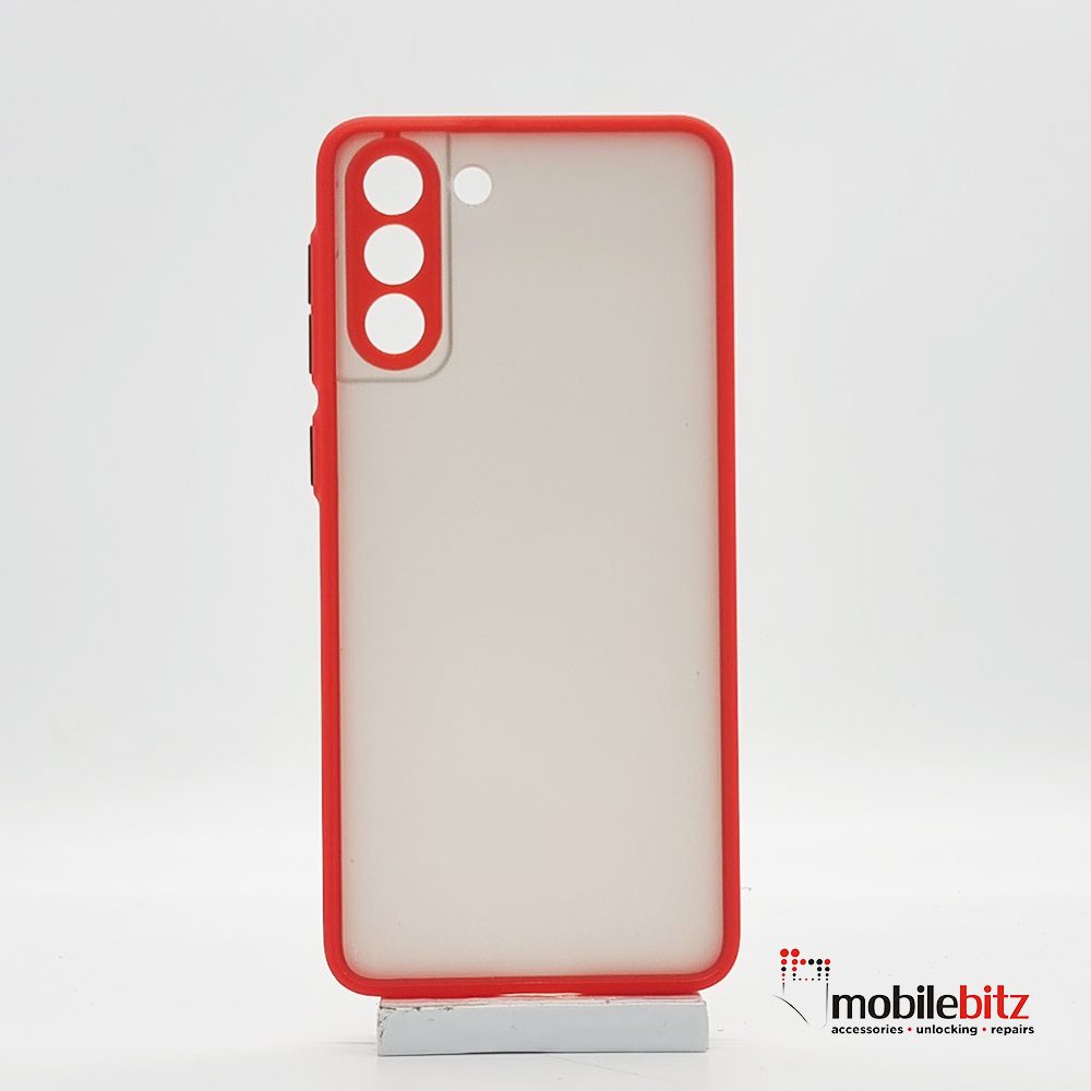 Matt Red Case For Samsung Galaxy S21 Plus