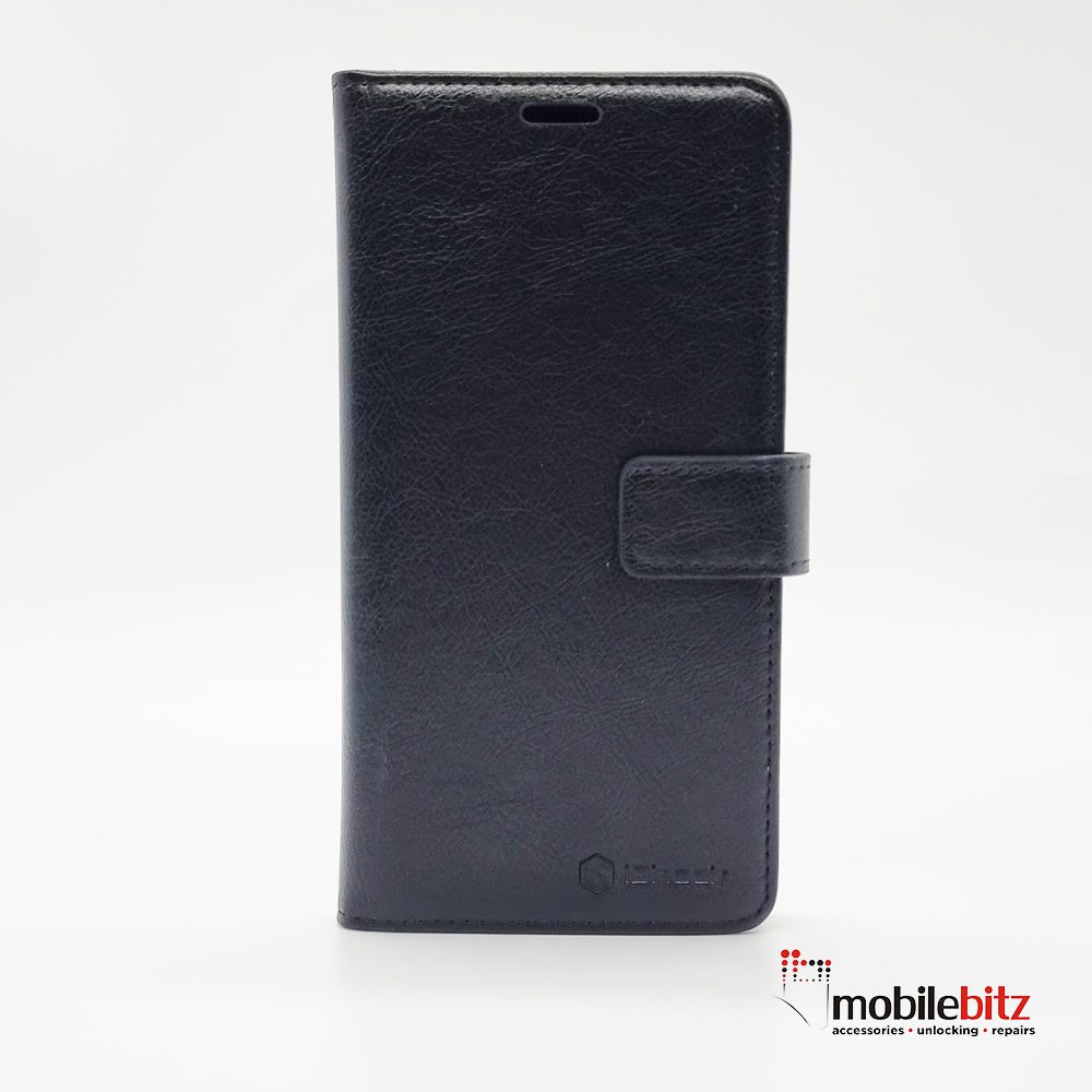 PU Leather Wallet Black Case For Huawei P20 Pro