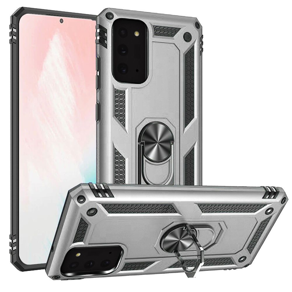 Ring Armour Silver Case For Samsung Galaxy S20 Ultra