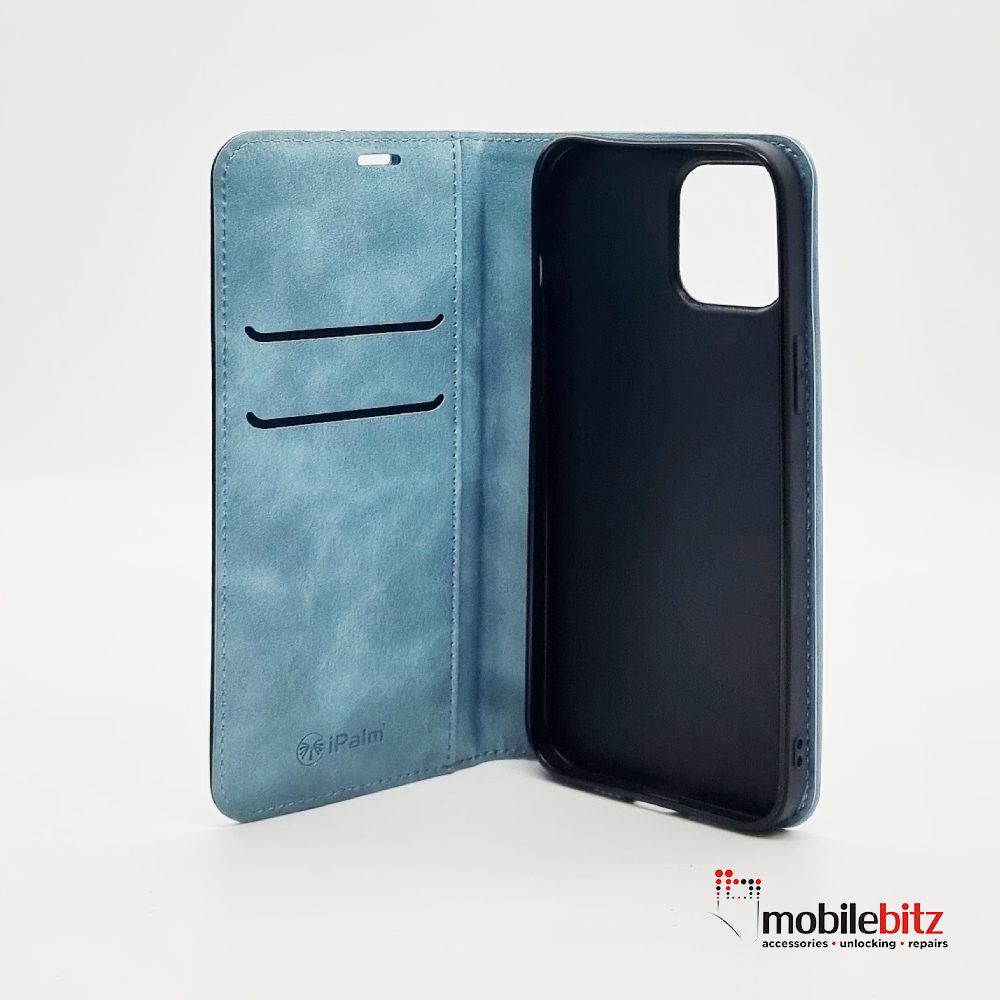 iPlam Leather Wallet 2 Tone Turquiose