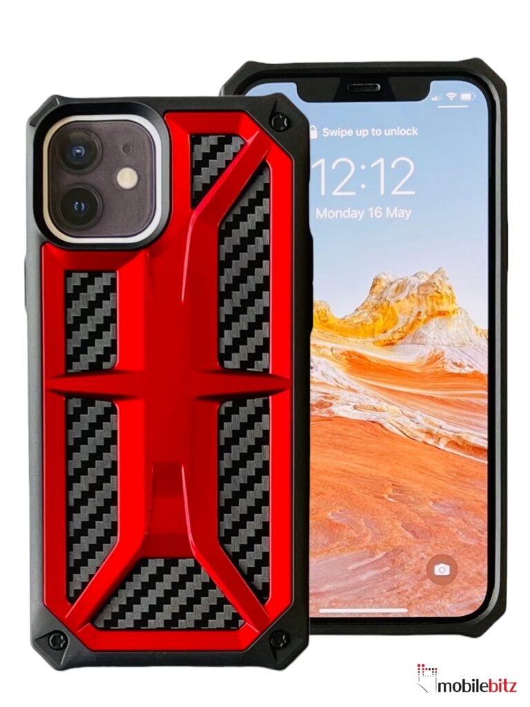 iPhone 12 6.1 Carbon Armour Red