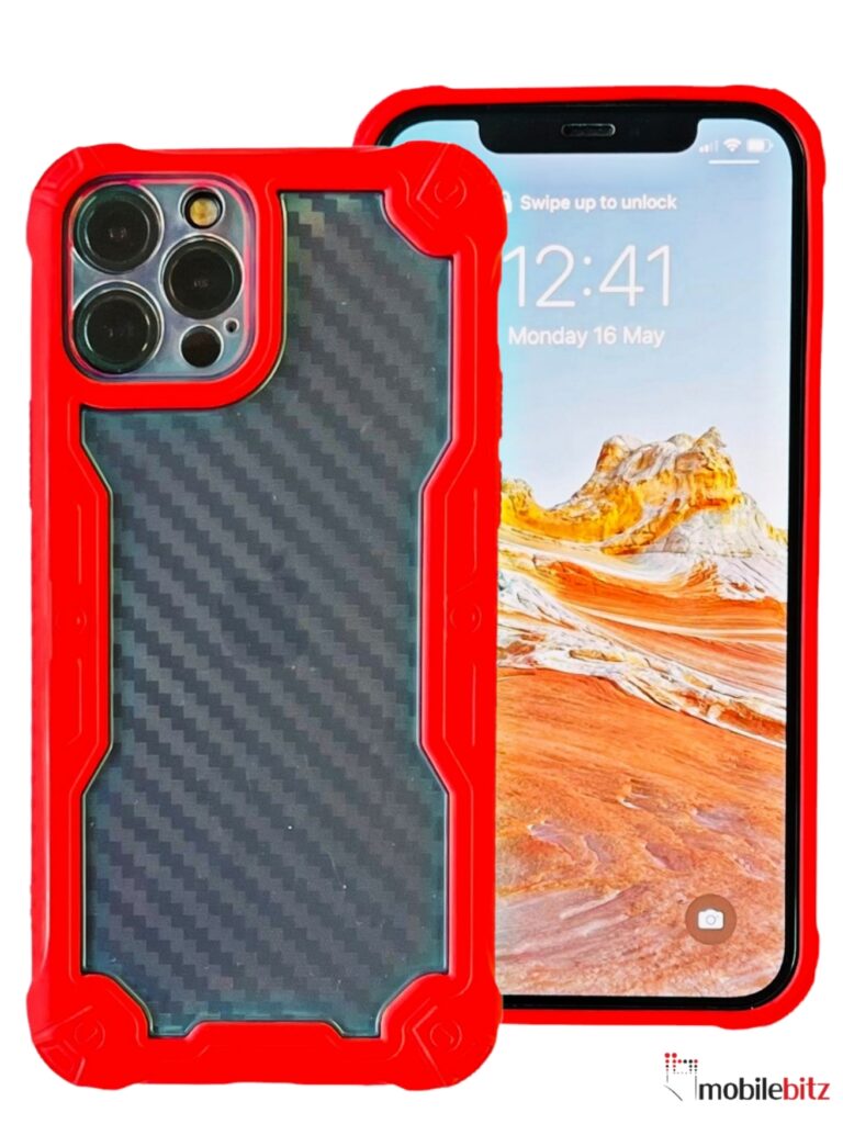 iPhone 12 6.1 Carbon Tough Red