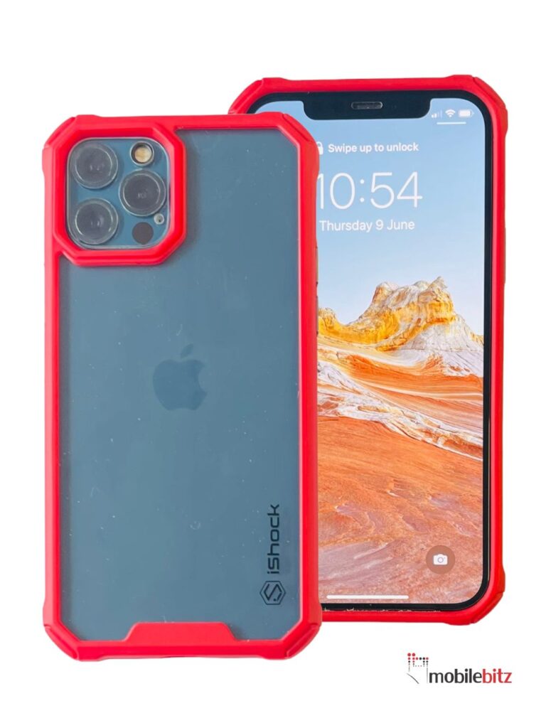 iPhone 12 6.1 iShock Corners Red