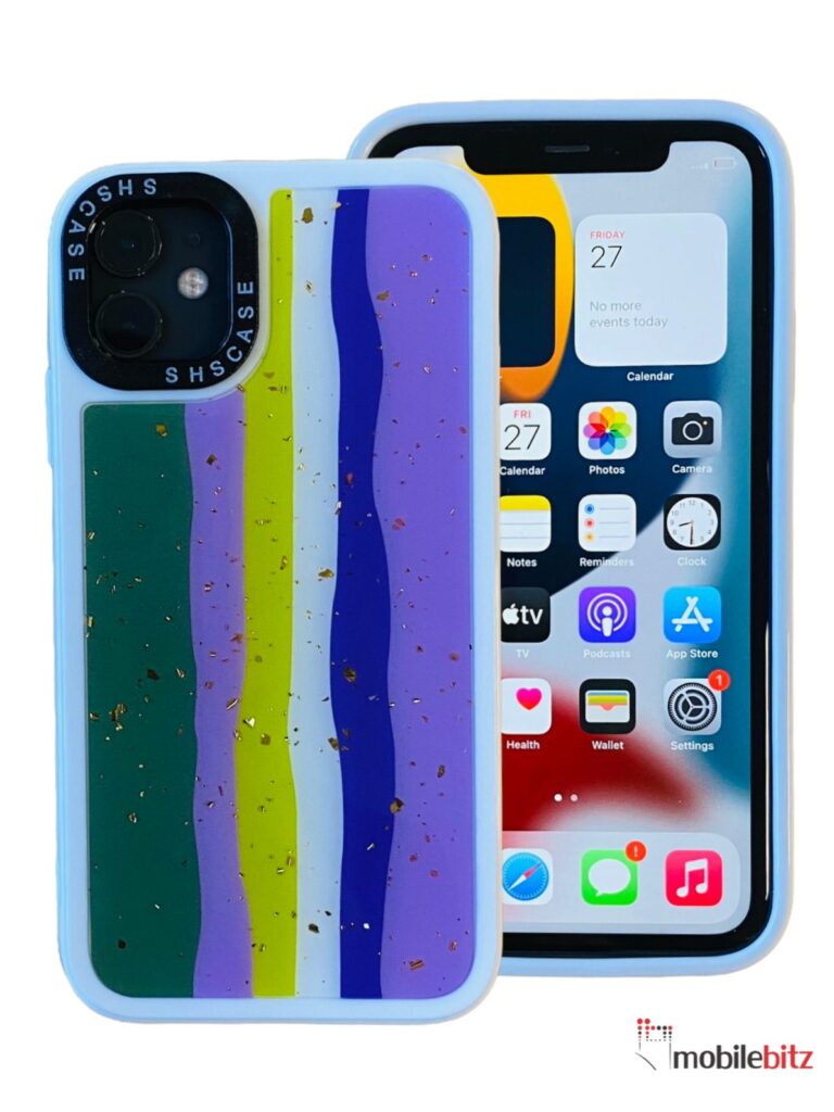 iPhone 11 6.1 Rain Glitter Purple