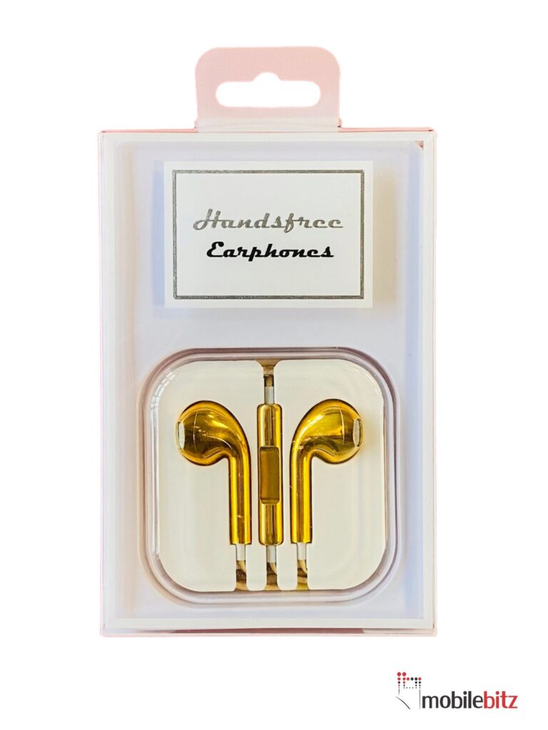 Handsfree 3.5mm Electroplate Gold
