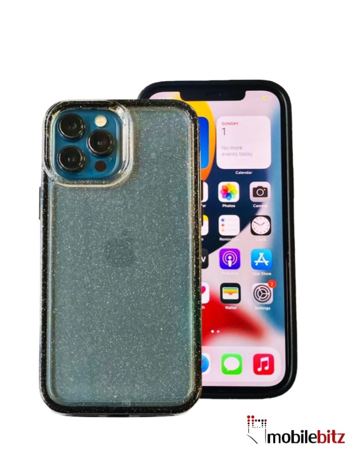 iPhone 13 Pro Max Robust Glitter Black