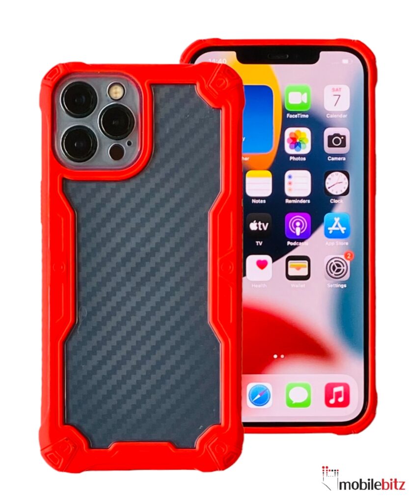 iPhone 12 pro max Carbon Tough Red