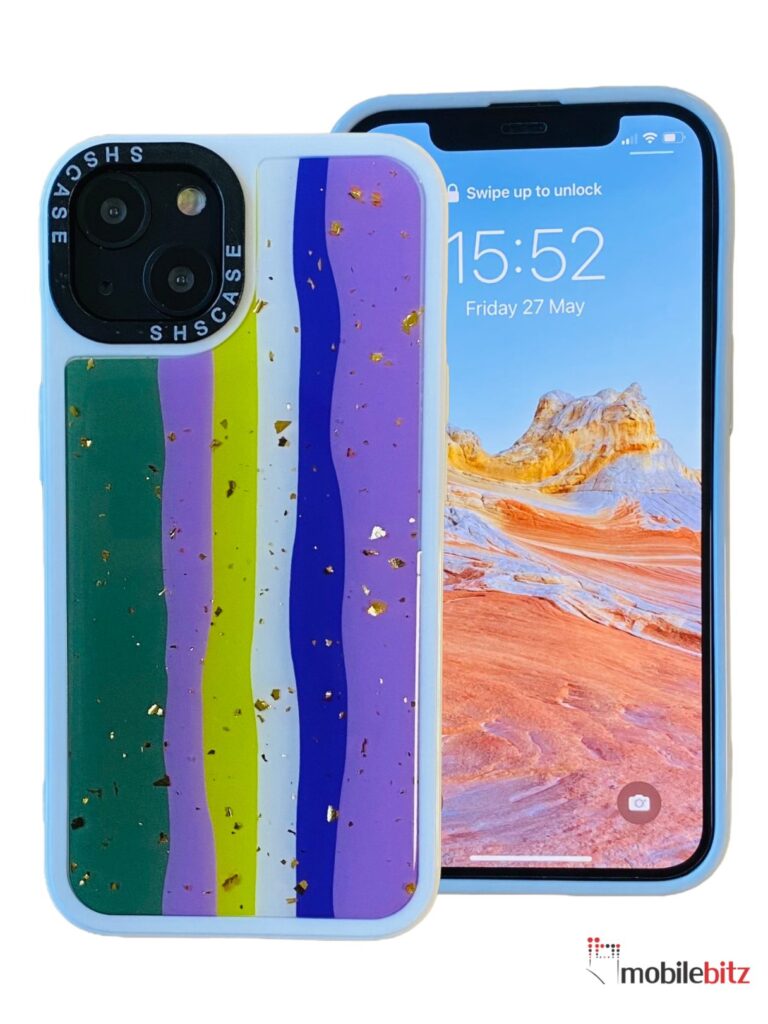 iPhone 13 6.1 Rain Glitter Purple