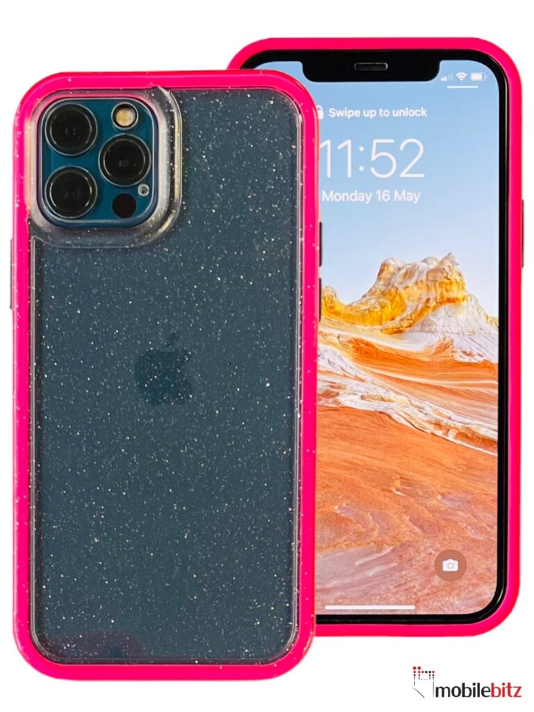 iPhone 12 6.1 Robust Glitter Pink