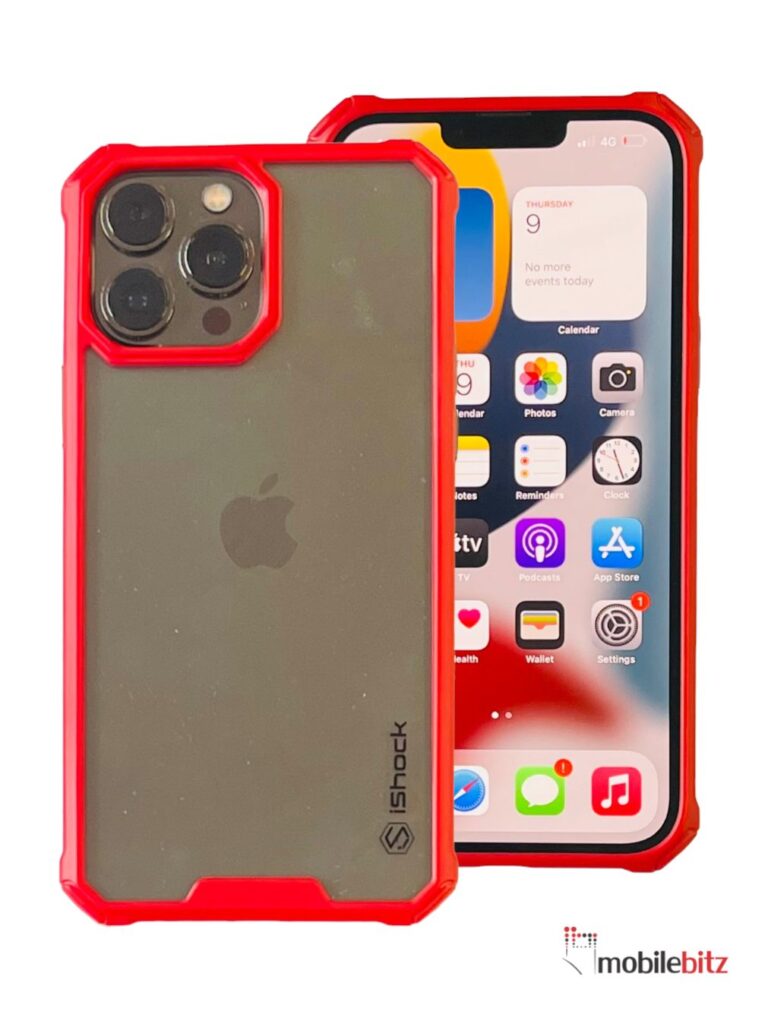 iPhone 13 Pro Max iShock Corners Red