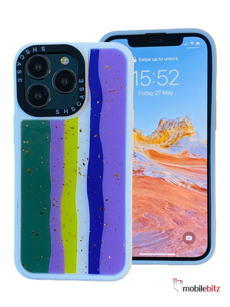 iPhone 13 Pro 6.1 Rain Glitter Purple