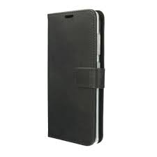 PU Leather Wallet Black Case- For Samsung Galaxy A41